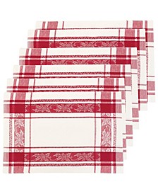 Jacquard Holly Placemat, Set of 6