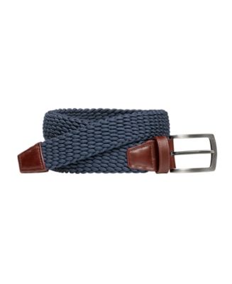 Johnston & Murphy Men's Stretch Knit Belt - Macy's