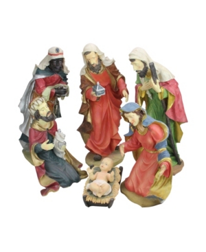 Northlight 6-Piece Large Scale Holy Family and Three Kings Religious Christmas Nativity Statues 19