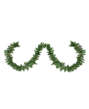 Northlight 9' Pre-lit Northern Pine Artificial Christmas Garland In Green