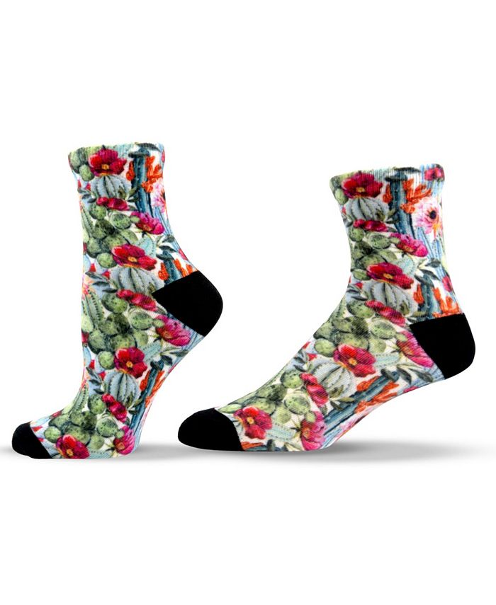 UNISOX Unisex Cactus Patterned Quarter Socks - Macy's