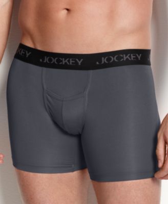Jockey - Men's Big Man Sport Performance Microfiber Boxer Briefs