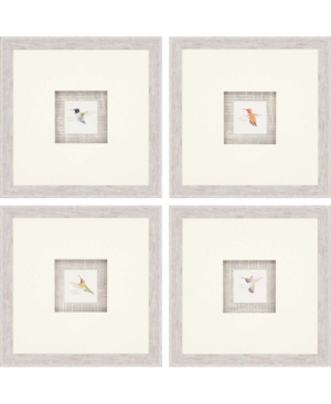 Paragon Picture Gallery Paragon Hummingbirds Framed Wall Art Set Of 4, 16" X 16" In Multi