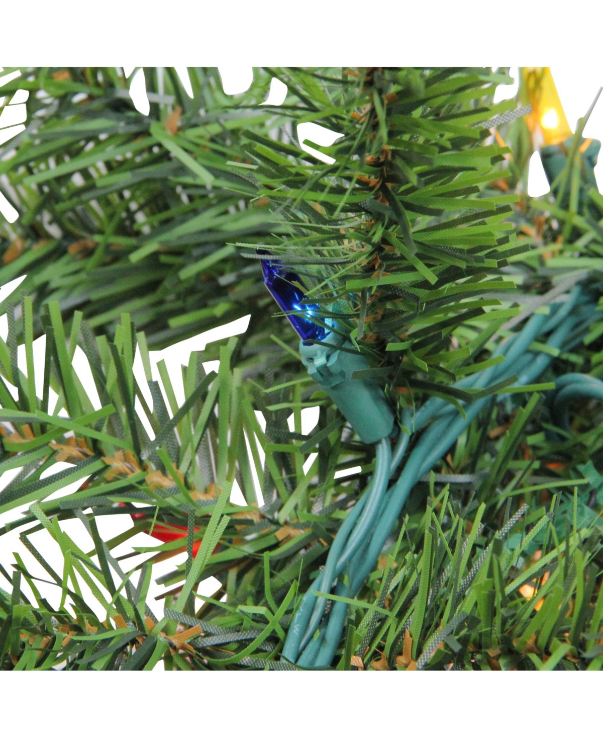 Northlight 9' Pre-lit Canadian Pine Artificial Christmas Garland In Green