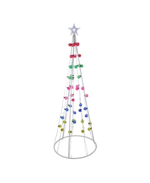Northlight 6' Multi-colored Lighted Show Cone Christmas Tree Outdoor Decoration