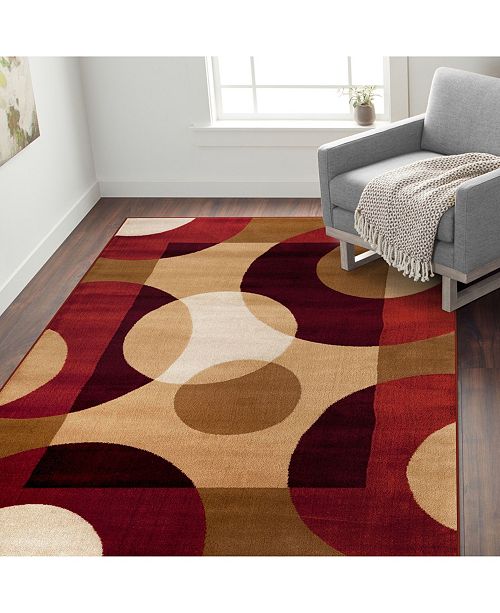 Main Street Rugs Home Montane Mon100 Multi 3'3" x 5' Area Rug & Reviews Rugs Macy's