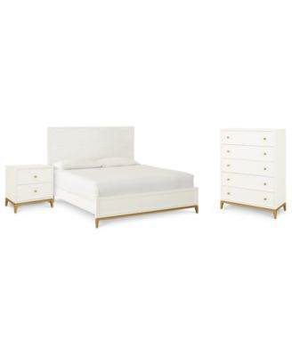 Rachael Ray Chelsea Bedroom Furniture 3-Pc. Set (Queen Bed, Nightstand & Chest)