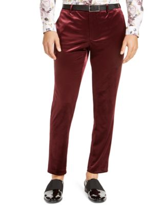 mens velvet pants cheap