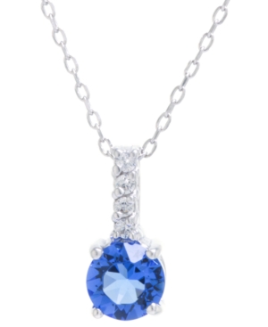 image of Swarovski Crystal and Cubic Zirconia Bar Pendant with 18
