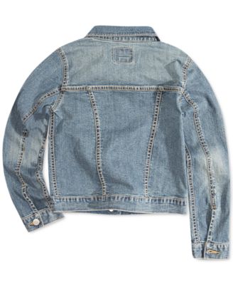 Levi's Little Girls Snap Button-Front Denim Jacket