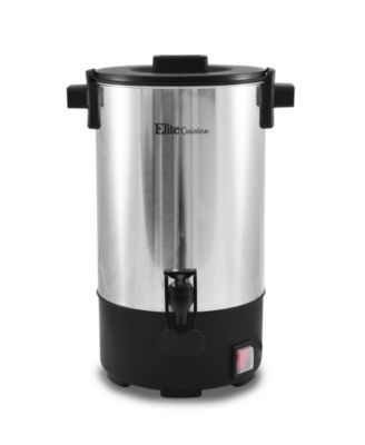 Elite Cuisine - Stainless Steel 30 cup Coffee Urn