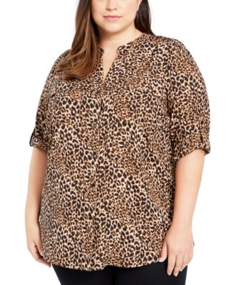 macy's calvin klein plus size tops