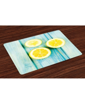 Ambesonne Place Mats Set of 4