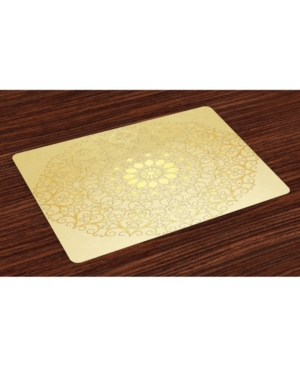 Ambesonne Mandala Place Mats Set of 4