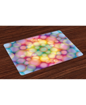 Ambesonne Modern Place Mats Set of 4