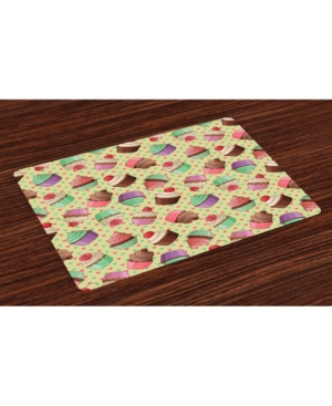 Ambesonne Coffee Place Mats Set of 4
