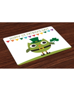 Ambesonne St Patrick's Day Place Mats Set of 4
