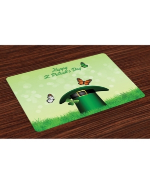 Ambesonne St Patrick's Day Place Mats Set of 4