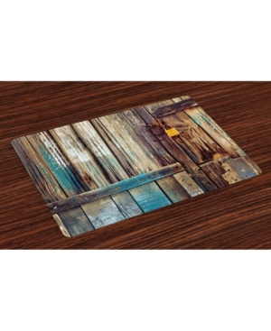 Ambesonne Rustic Place Mats Set of 4