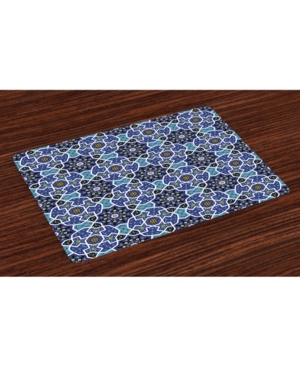 Ambesonne Moroccan Place Mats Set of 4