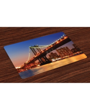 Ambesonne New York Place Mats Set of 4