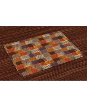 Ambesonne Geometric Place Mats Set of 4