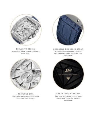 Men's Echelon Diamond (1/4 ct. t.w.) Watch in Stainless Steel 41mm