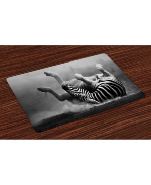 Ambesonne Africa Place Mats Set of 4