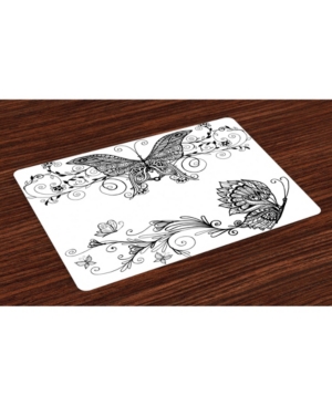 Ambesonne Place Mats Set of 4