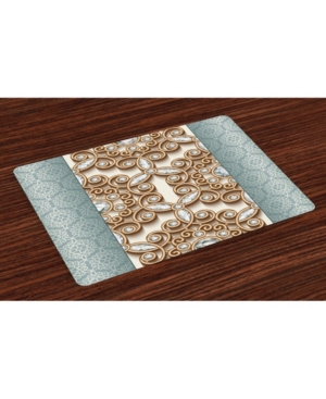 Ambesonne Diamond Place Mats Set of 4
