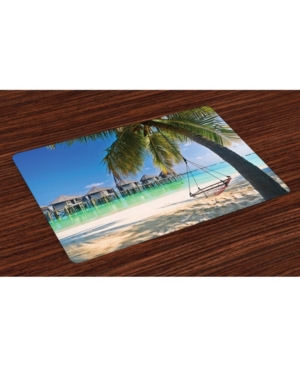 Ambesonne Beach Place Mats Set of 4