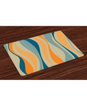 Ambesonne Vintage-Like Place Mats Set of 4