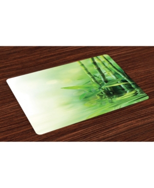 Ambesonne Asian Place Mats Set of 4