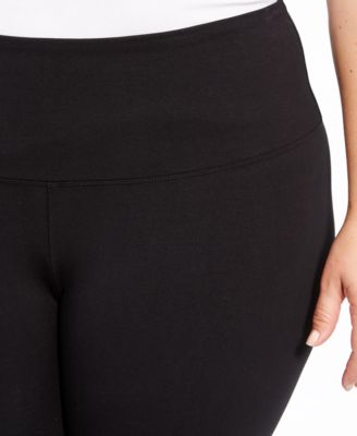 Style & Co Plus Size Tummy-Control Leggings, Created for Macy's 