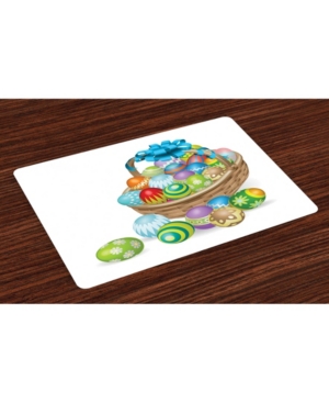 Ambesonne Easter Place Mats Set of 4