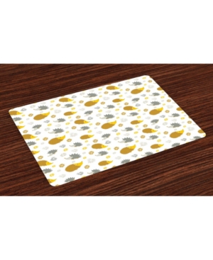 Ambesonne Hedgehog Place Mats Set of 4