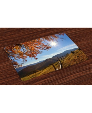 Ambesonne Fall Place Mats Set of 4