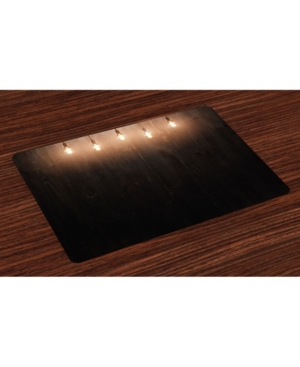 Ambesonne Industrial Place Mats Set of 4