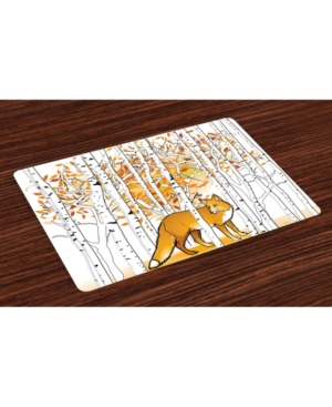 Ambesonne Hunting Place Mats Set of 4