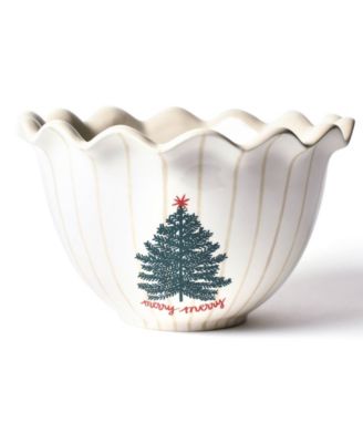 Coton Colors - Merry Tree 9" Ruffle Bowl