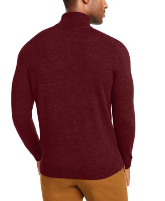 Men's Merino Wool Blend Turtleneck Sweater, Created for Macy's 