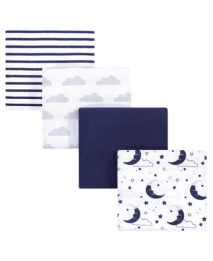 Hudson Baby Flannel Receiving Blanket 4 Pack