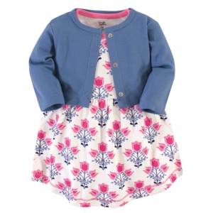 Touched by Nature Toddler Girl Organic Dress and Cardigan Set 2 Piece