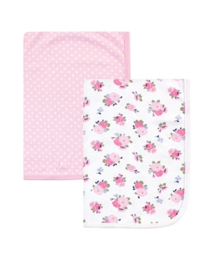 Luvable Friends Interlock Cotton Swaddle Blanket 2 pack
