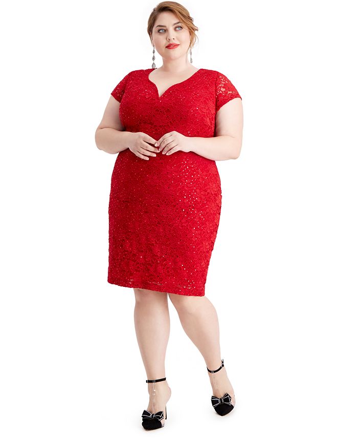 Plus size 2025 metallic clothing