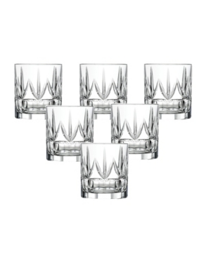 Lorren Home Trends Chic Double Old Fashion Tumblers - Set of 6