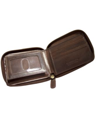 Men's Boulder Collection RFID Secure Zippered Wallet with Removable Passcase