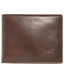 Men's Boulder Collection RFID Secure Billfold with Removable Center Wing Passcase