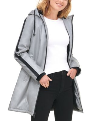 Levi's Women's Reflective Long Coaches Jacket with Soft Sherpa Lining &  Reviews - Women - Macy's