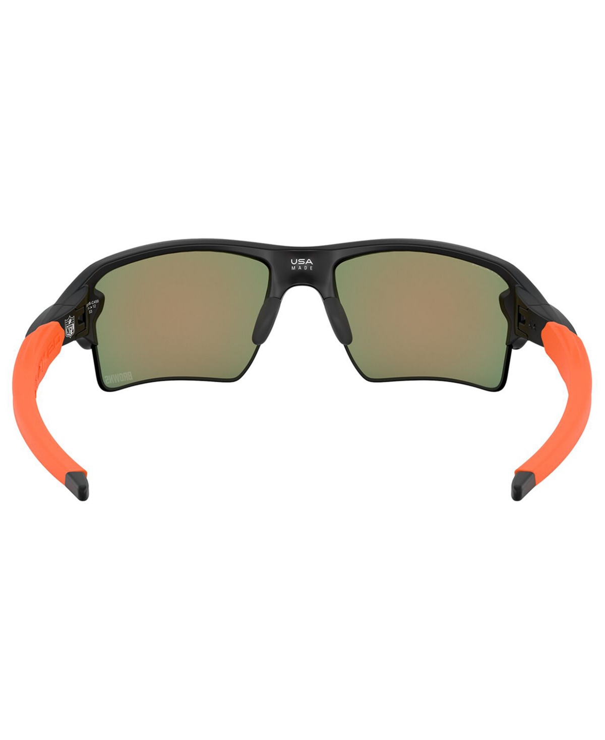Oakley Nfl Collection Sunglasses, Cleveland Browns OO9188 59 Flak 2.0 Xl -PRIZM RUBY